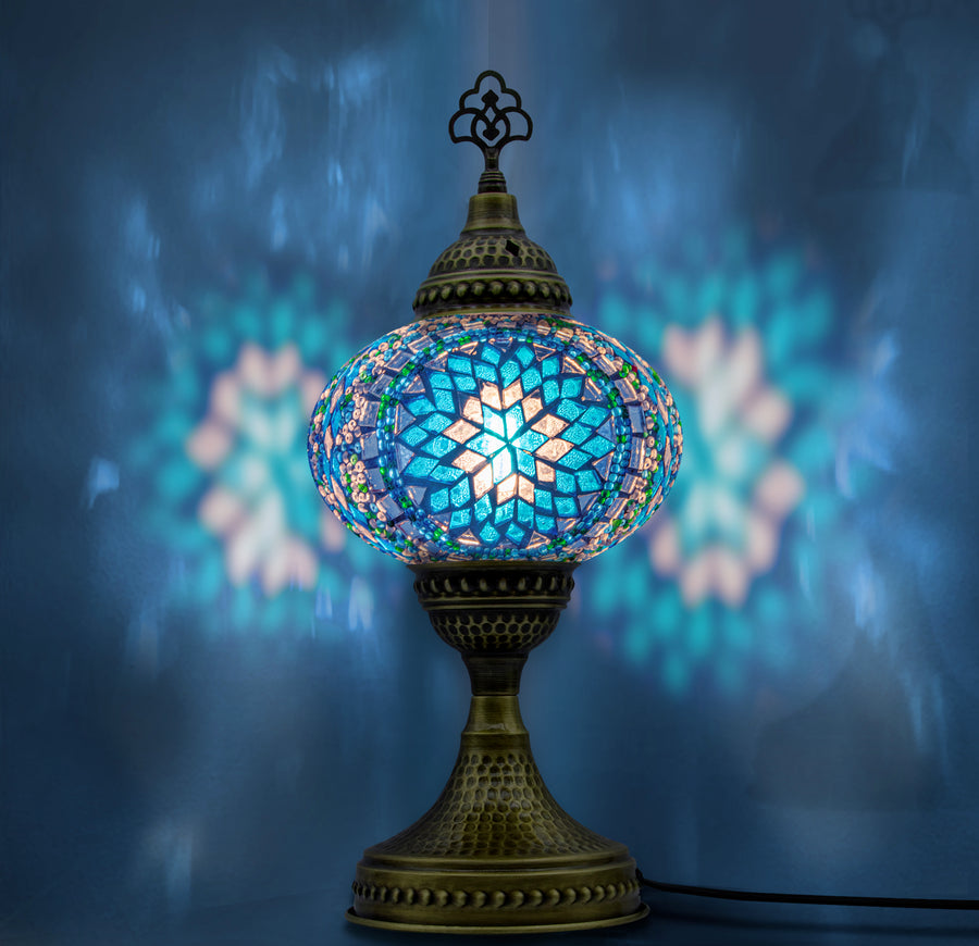 Lampe mosaique | TURQUOISE