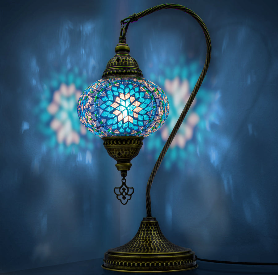 Lampe mosaique | TURQUOISE